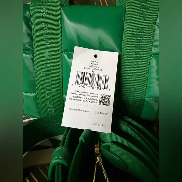 kate spade ♠️ Kip Puffy Mini Crossbody Tote NWT - Picture 6 of 11
